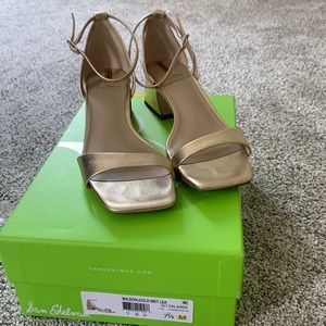Sam Edelman Wilson Ankle-Strap Block-Heel Sandals. Size 7.5.